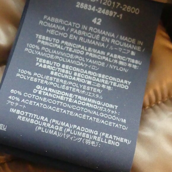 Herno Lightweight Goose Feather Rain Resistant A-Line Jacket w/Hood US 6 EU 42 - Picture 10 of 16